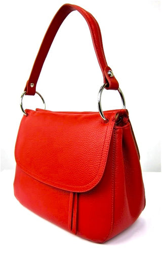 Buy red Genuine Italian Leather Hand/Shoulder Bag- BM131