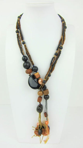 Stylish Multi Beaded Necklace