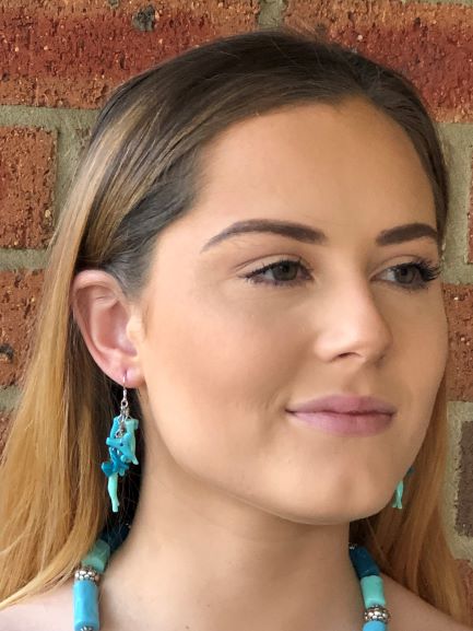 Stylish Turquoise Earrings