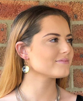 Cute Circular Drop Earrings