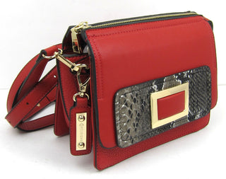 Buy red BG562-Structured Clutch/Shoulderbag