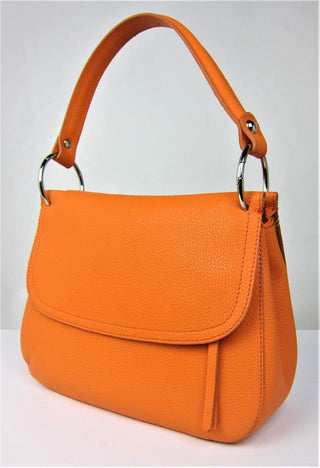 Buy orange Genuine Italian Leather Hand/Shoulder Bag- BM131