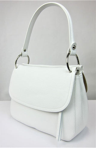 Buy white Genuine Italian Leather Hand/Shoulder Bag- BM131