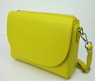 Buy sunflower Italian Leather Compact Shoulderbag-BM213