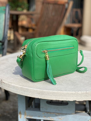 Buy green Italian Genuine Leather Small Shoulderbag -BM513