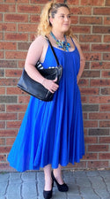 Blue dress, Dress, shoestring dress, summer dress, summer, spring, spring dress, long dress, flowing dress, shop local, shop online, shop clothing, nsw, 