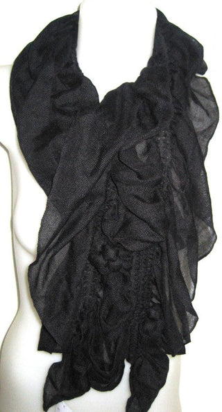 fashion scarf, ladies accessories, ladies scarves, bauble scarf