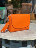 Italian Leather Compact Shoulderbag-BM213